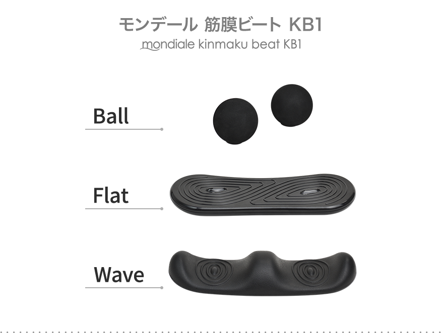 モンデール 筋膜ビート KB1 Ball Flat Wave
